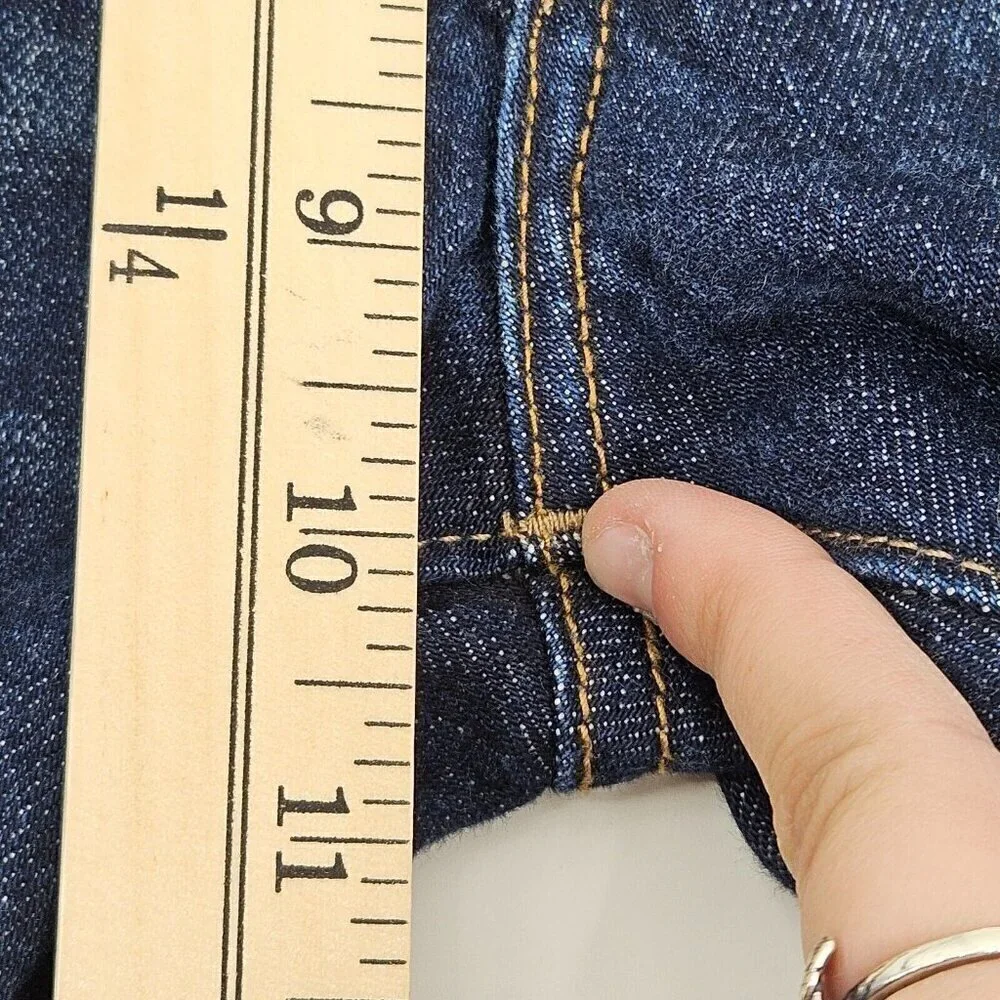 J. Crew 770 Straight Leg Jeans Dark Wash Men’s Size 28X32 Kaihara Japanese Denim
